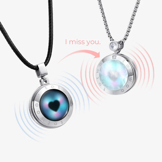 Soulmate 2.0 Touch Necklaces  (Obsidian & Mother of Pearl Edition)
