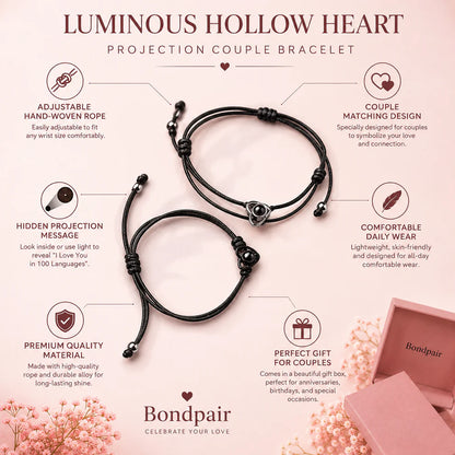 Hollow Heart Bracelets