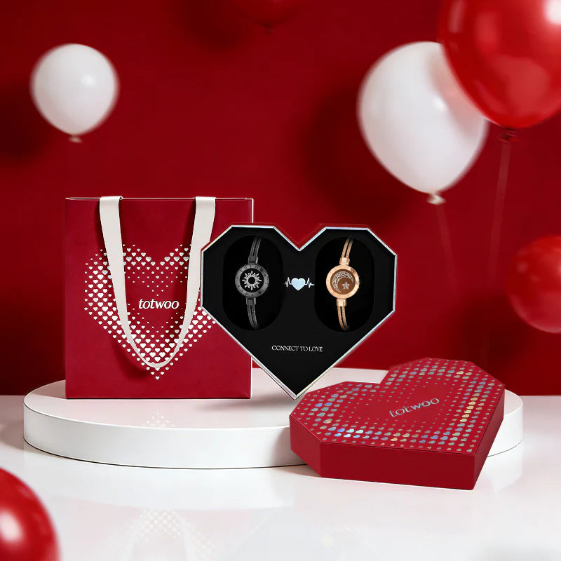 [Totwoo Signal Gift Box] Sun & Moon Snake Chain Touch Bracelets